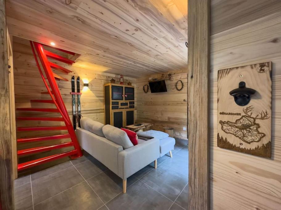 Le Refuge Perche Du Saut De La Bourrique Spa, Terrain Cloture 热拉梅 外观 照片