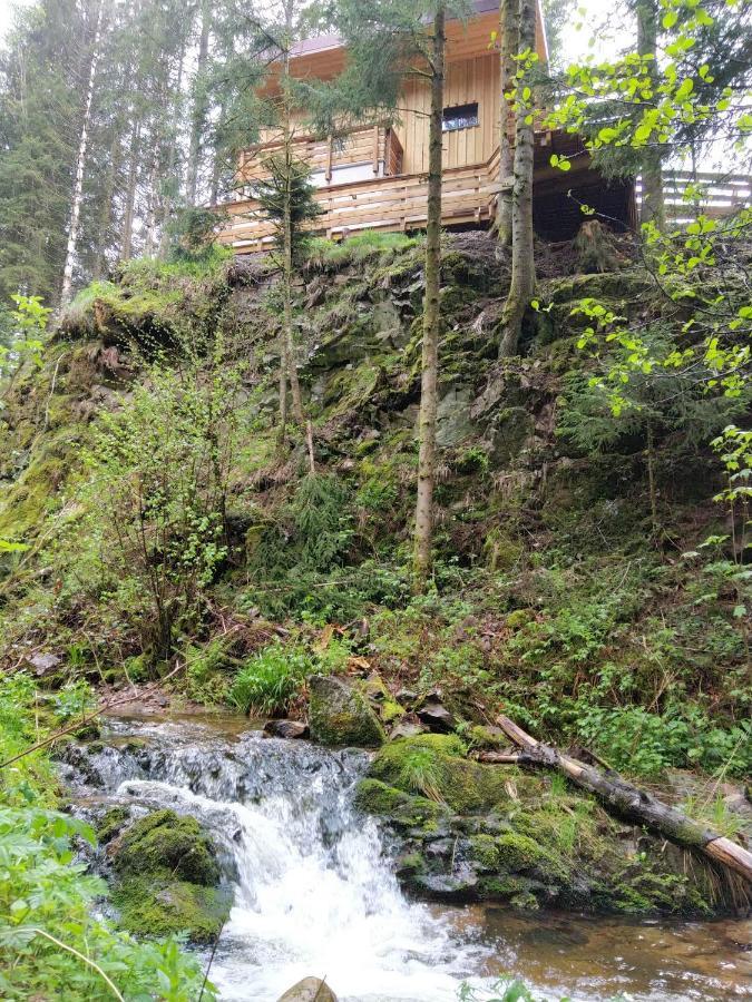 Le Refuge Perche Du Saut De La Bourrique Spa, Terrain Cloture 热拉梅 外观 照片
