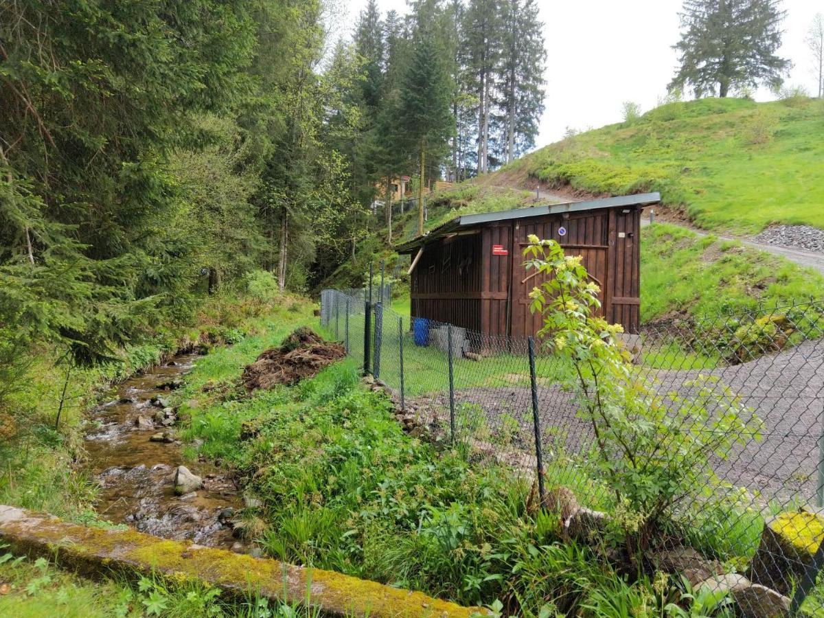 Le Refuge Perche Du Saut De La Bourrique Spa, Terrain Cloture 热拉梅 外观 照片