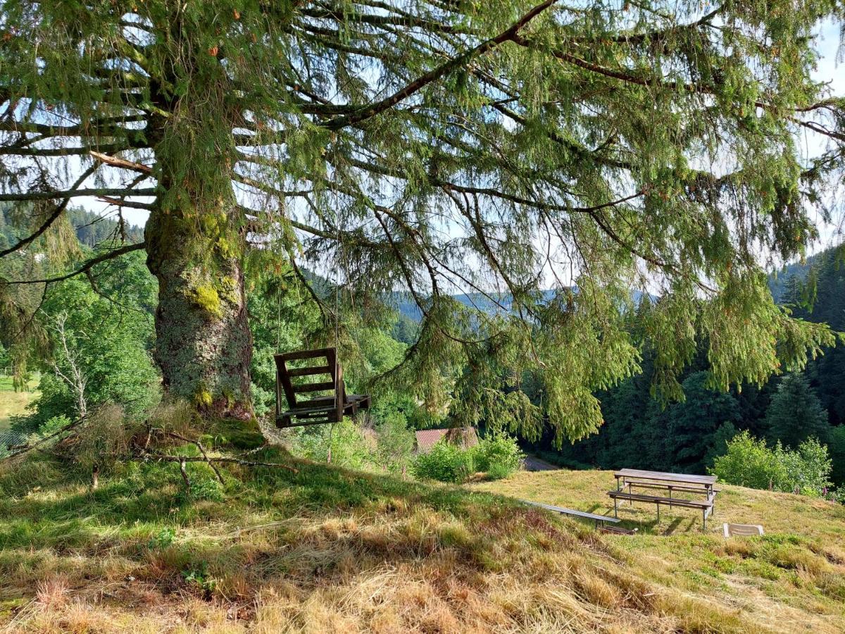 Le Refuge Perche Du Saut De La Bourrique Spa, Terrain Cloture 热拉梅 外观 照片